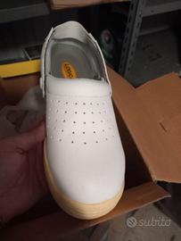 Logica Scarpe Sanitaria Alimentare Zoccolo Bianca