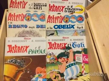 ASTERIX LOTTODI 6 LIBRI VINTAGE