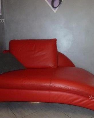 Divano in vera pelle Nicoline made in Italy
