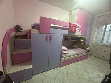 Cameretta  lilla e rosa