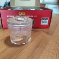 Set bicchieri rotanti whiskey 