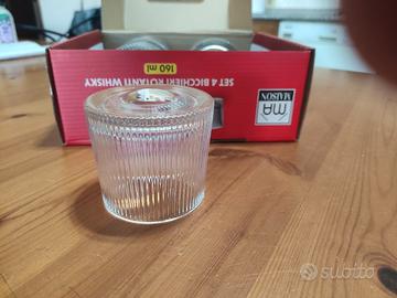 Set bicchieri rotanti whiskey 