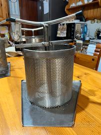 Torchietto artigianale in acciaio inox