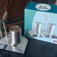 saliera e pepiera Inox. SOLO RITIRO