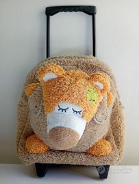 Trolley per bambini con orsetto estraibile
