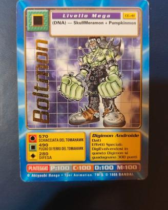Carta Boltmon CE-41 1999 Digimon