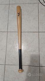 mazza da baseball fox in   legno  66cm