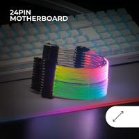 Mars Gaming MCA-24 Cable Extensor ARGB 24pin ATX p