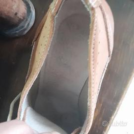 Scarpe donna tacco 39 marrone/bianco