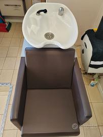 lavandino professionale parrucchiera