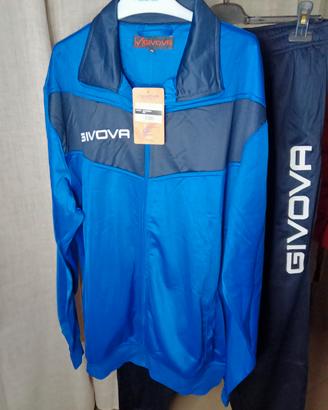 Tuta Sportiva Givova 3XL - Blu/Navy - Completa
