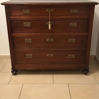 Cassettiera credenza antico primi 900 restaurato