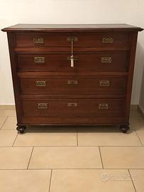 Cassettiera credenza antico primi 900 restaurato