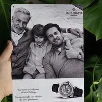 Patek Philippe generations – Targa metallica