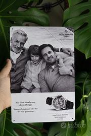 Patek Philippe generations – Targa metallica