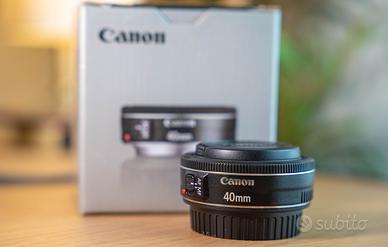 Canon EF 40mm f/2.8 STM pancake + scatola