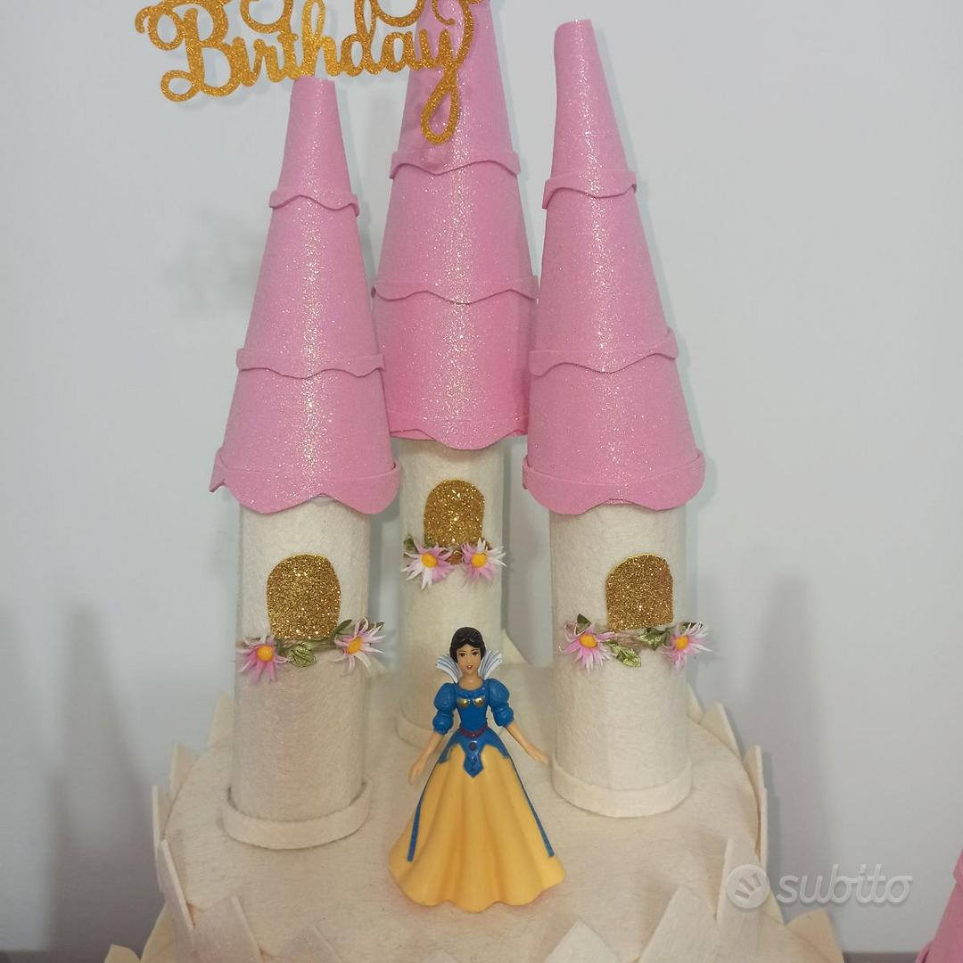 Torta scenografica tema castello delle principesse - Tutto per i bambini In  vendita a Lecce