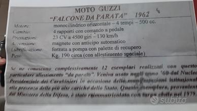 Moto Guzzi Falcone 500 - 1962