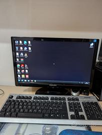 PC Desktop Completo con Monitor Tastiera e Mouse