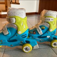 Pattini a 3 ruote regolabili da n.27 a n.30