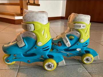 Pattini a 3 ruote regolabili da n.27 a n.30