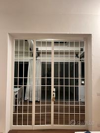 Cancello ferro bianco antiintrusione