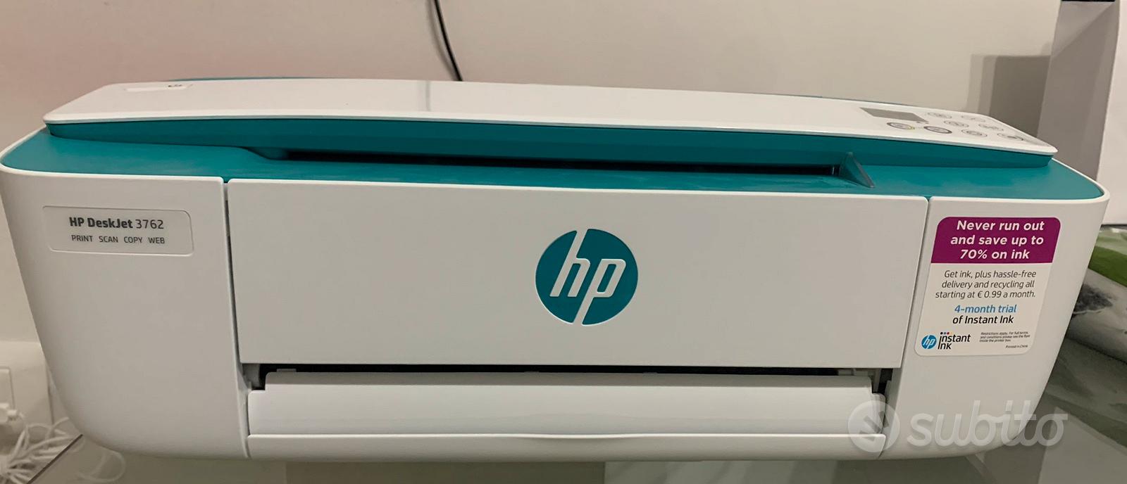 STAMPANTE HP DESKJET 3762 WIFI Usata Instant Ink - Informatica In vendita a  Roma