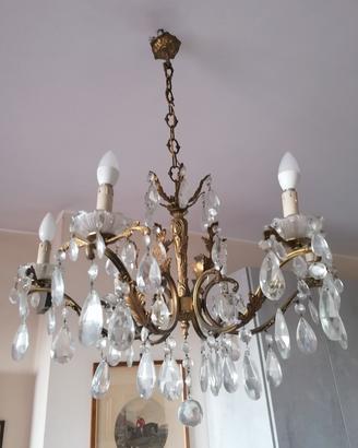 Lampadario 5 fiamme e lampadario 6 fiamme 