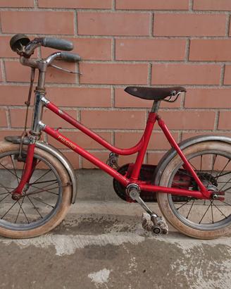 Bicicletta d'epoca bimba Gloria Pulcino