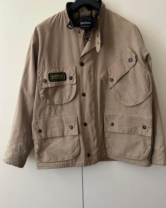 Barbour International XL sfoderabile beige