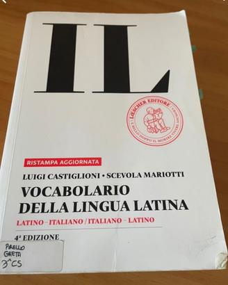 Dizionario IL Latino italiano e Italiano Latino