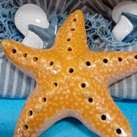 stella in ceramica a led. vari colori.