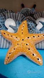 stella in ceramica a led. vari colori.