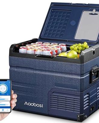 Frigo Portatile AAOBOSI, Doppia Zona, 46L, usato