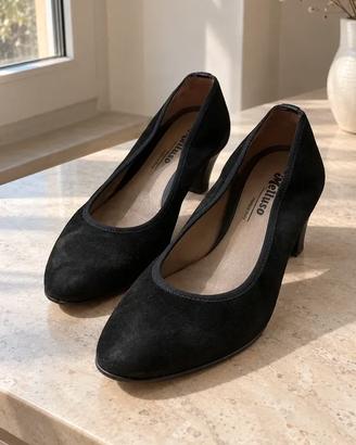 Décolleté Melluso in Camoscio Nero | Taglia 37