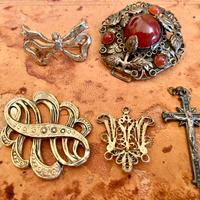 5 spille e pendenti vintage