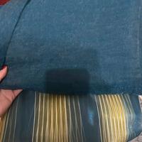 Set 2 tende blu e gialle