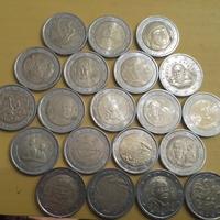 monete commemorative italiane n.20 pezzi