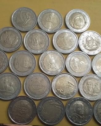 monete commemorative italiane n.20 pezzi