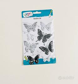 Stickers-Adesivi 3D con farfalle