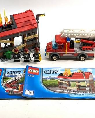 Lego City 60003 Fire Emergency pompieri USATO