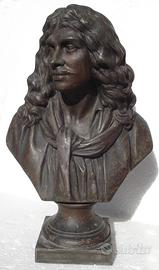Moliere antico mezzo busto bronzo /137