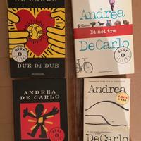 Andrea De Carlo 4 libri pari al nuovo