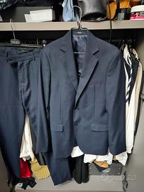 Completo elegante uomo giacca e due pantaloni 