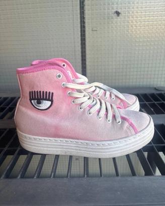 Scarpe in tela Chiara Ferragni Rosa - Tg 38