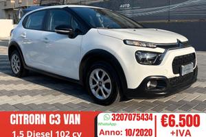 Citroen C3 1.5 Diesel 102 cv VAN 2 POSTI