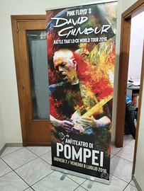 Roll-up espositore David Gilmour at Pompei