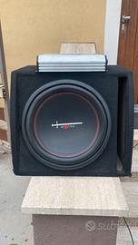 subwoofer e amplificatore 