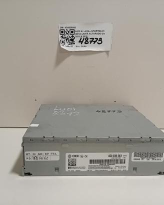 AUTORADIO MP3 AUDI A1 Sportback (8XA) 4G0035083 CA