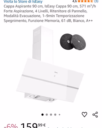 cappa aspirante nuova